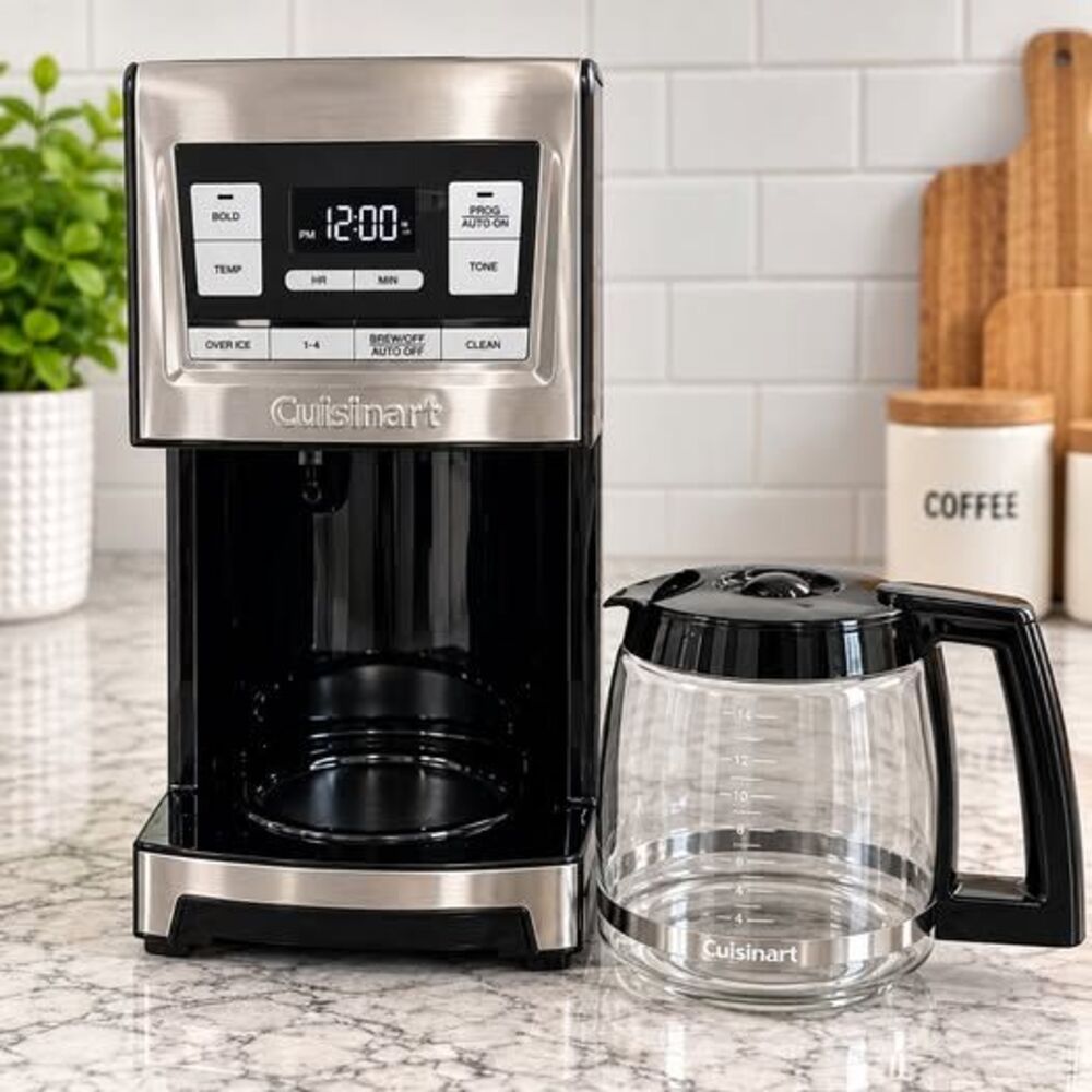 Cuisinart Brew Central 12-Cup Programmable Coffee Maker 60 oz Tested Working